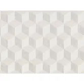Tapet vinil Cubiq 220363, bej, model geometric 3D, 10 x 0.53 m