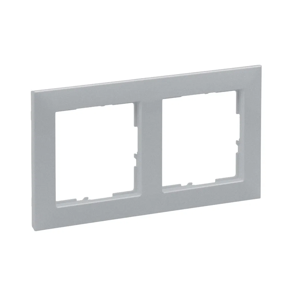 Rama de aparataj Legrand New Suno, 2 module, PVC, titan