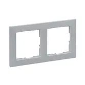 Rama de aparataj Legrand New Suno, 2 module, PVC, titan
