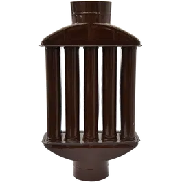 Recuperator caldura emailat, maro, D: 130 mm