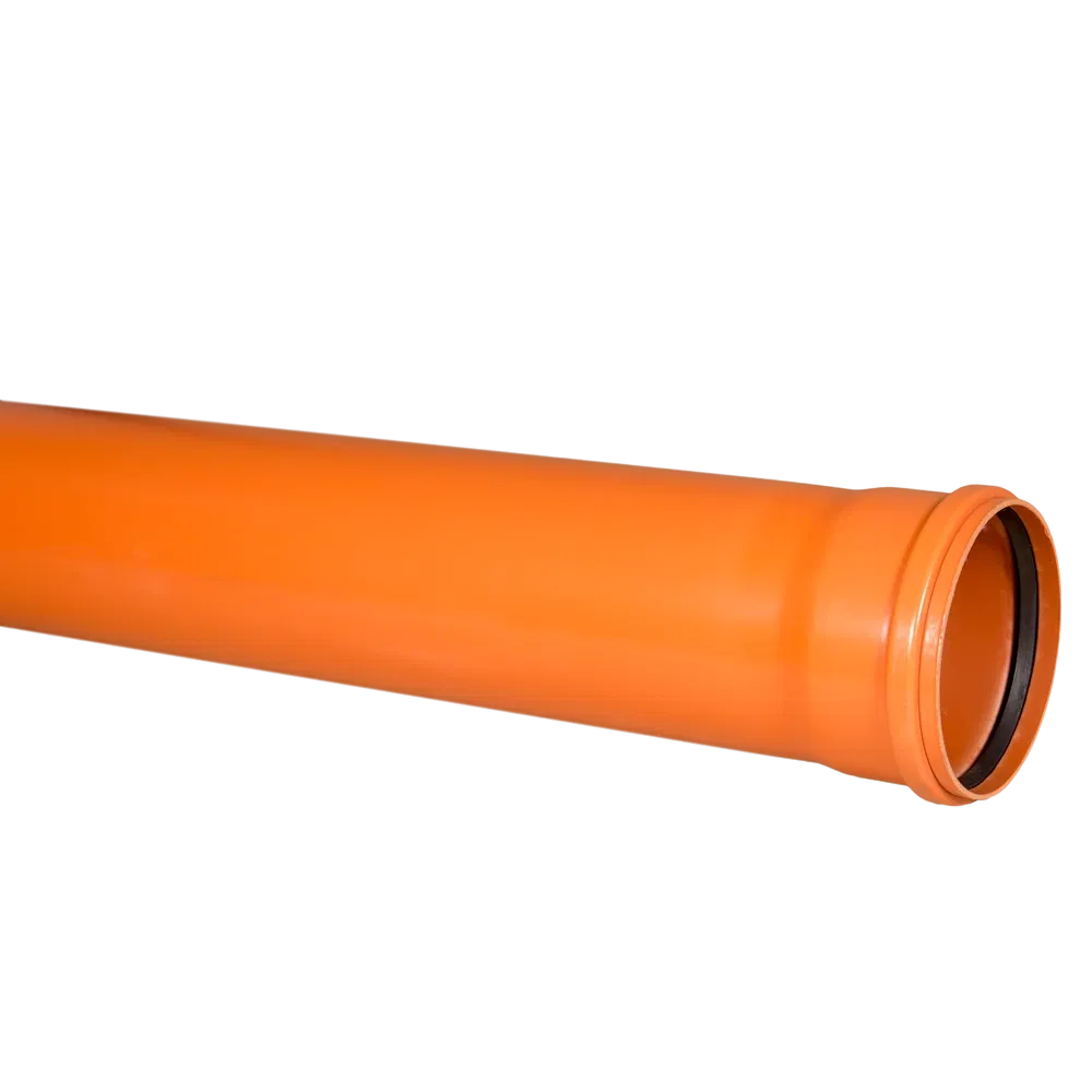 Teava PVC SN4 Valplast, canalizare exterioara, cu mufa si garnitura, diametru 160 mm, 2 m