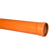 Teava PVC SN4 Valplast, canalizare exterioara, cu mufa si garnitura, diametru 160 mm, 2 m