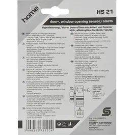 Senzor/alarma deschidere usi si ferestre, semnalizare ding-dong, sonor 100 dB