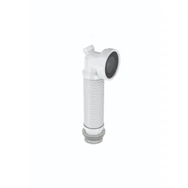 Racord WC Wirquin, rigid, extensibil, polipropilena, alb, lungime 46 cm, Ø100 mm