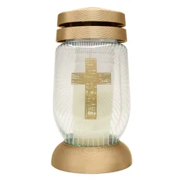 Candela Bolsius 3 L cruce, sticla, alb, 36 h
