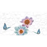 Faianta decorativa Round Aqua HL-B, finisaj lucios, multicolor, structura iesita in relief, 60 x 30 cm