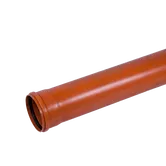 Teava PVC SN4 Valplast, canalizare exterioara, cu mufa si garnitura, diametru 250 mm, 4 m