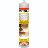 Chit acrilic pentru parchet, Soudal, gri deschis, 280 ml
