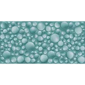 Faianta baie / bucatarie rectificata Round Aqua-D, turquaz, lucios, model, 60 x 30 cm