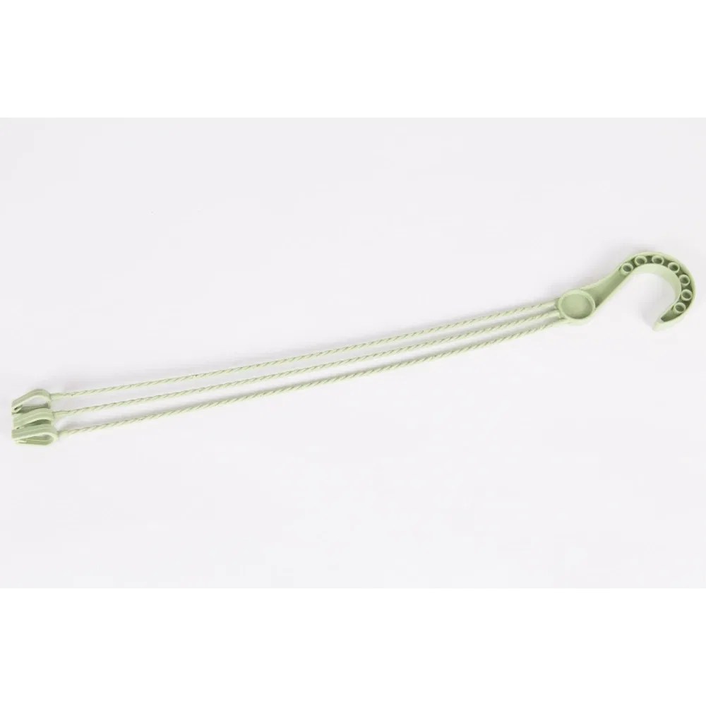 Agatator cu 3 brate Harplast, pentru ghiveci, plastic, verde oliv, 6 x 48 cm