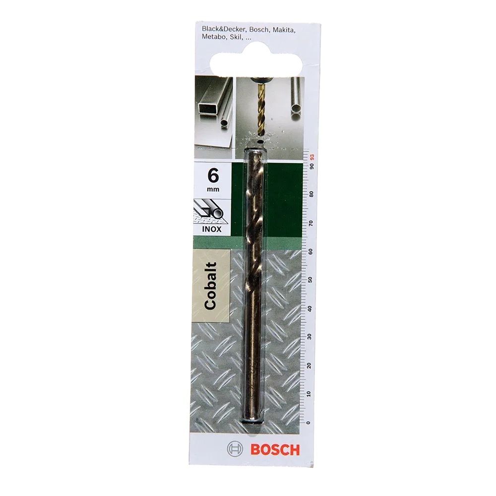 Burghiu Bosch HSS-Co DIN 338, mandrina standard, pentru metal, 6 mm