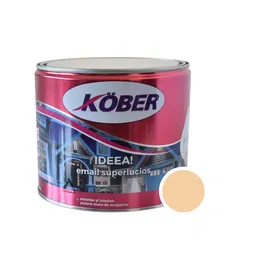 Vopsea email Kober Ideea pentru lemn/metal/sticla, interior/exterior, bej, 2,5 l