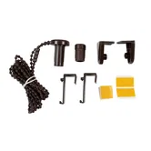 Set accesorii rulou Clemfix, maro, 17.5 mm