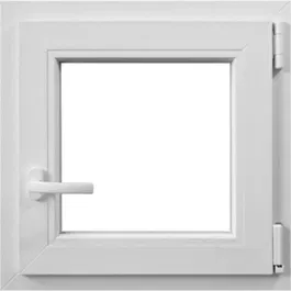 Fereastra PVC, 5 camere, deschidere dreapta oscilobatant, alb, 56 x 56 cm