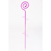 Stick decorativ pentru ghiveci in forma de spirala Harplast, policarbonat, ametist, 600 x 86 mm