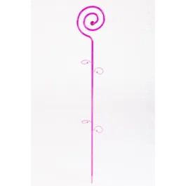 Stick decorativ pentru ghiveci in forma de spirala Harplast, policarbonat, ametist, 600 x 86 mm