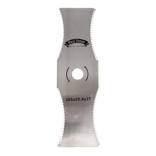 Disc motocoasa pentru tuns iarba, Micul Fermier, 2T, 305 mm