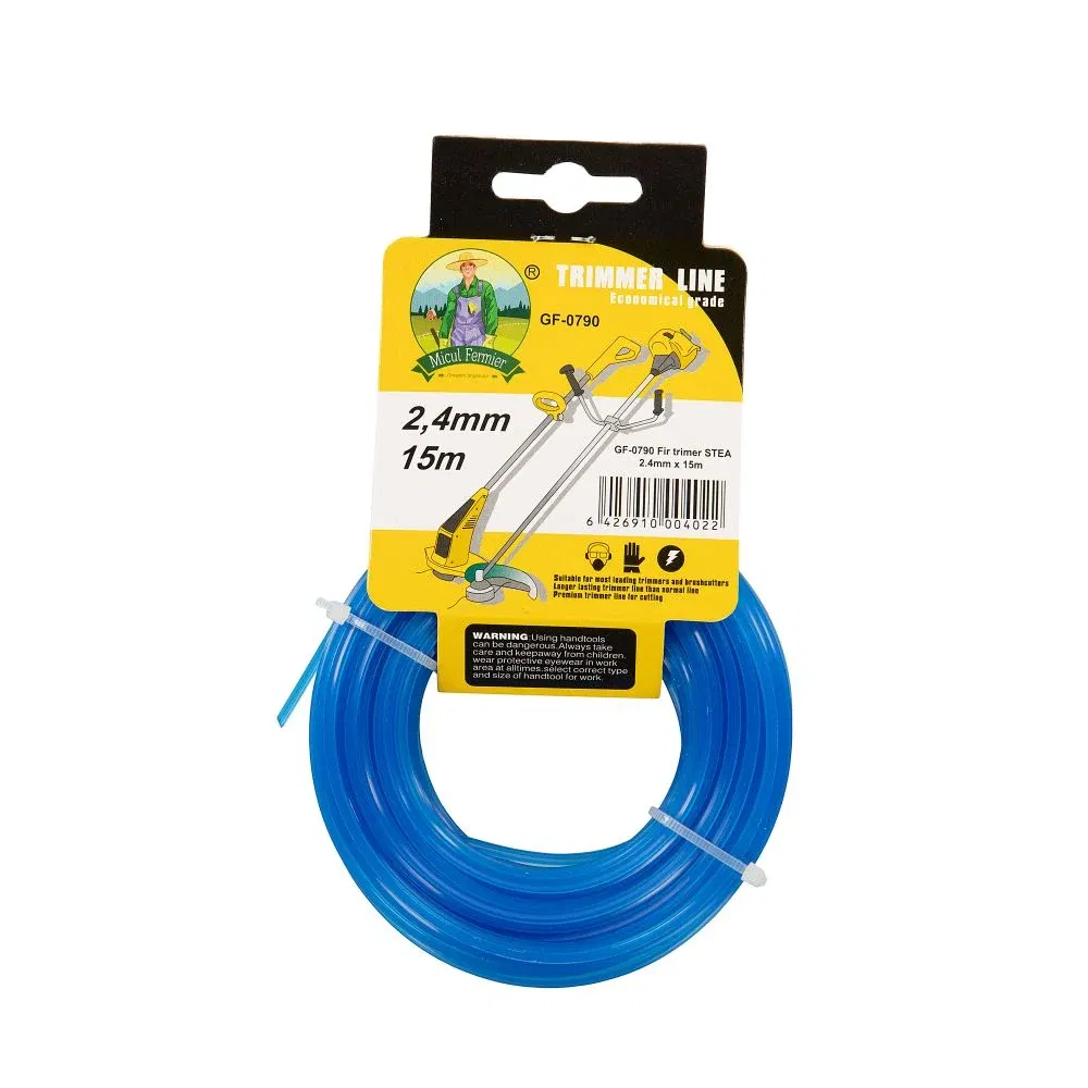 Fir trimmer stea, Micul Fermier, albastru, 2.4 mm x 15 m