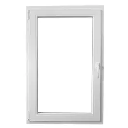 Fereastra PVC, 5 camere, deschidere stanga oscilobatant, alb, 80 x 100 cm