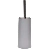 Perie WC MSV Slim, polipropilena/metal inoxidabil, gri, 10 x 22 cm