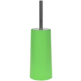 Perie WC MSV Slim, polipropilena/metal inoxidabil, verde, 10 x 22 cm