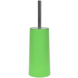Perie WC MSV Slim, polipropilena/metal inoxidabil, verde, 10 x 22 cm