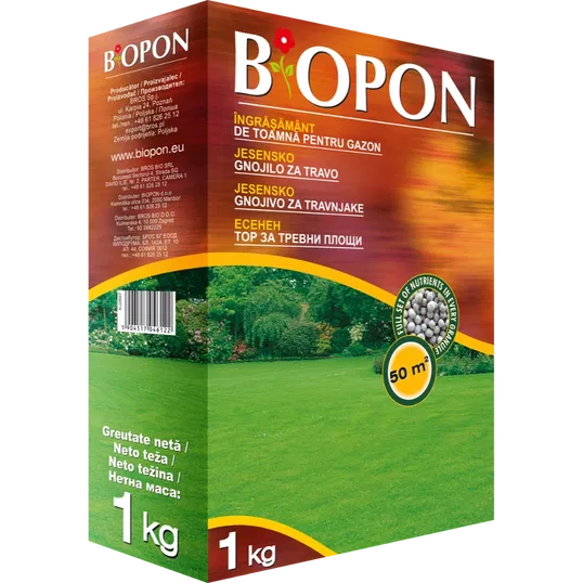 Ingrasamant de toamna pentru gazon Biopon, 1 kg