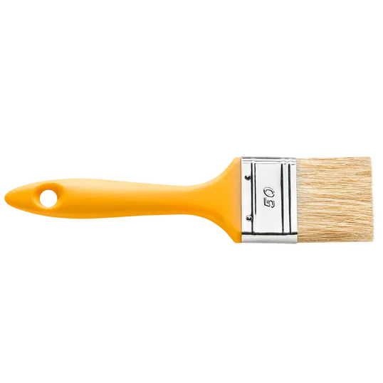 Pensula lata pentru vopsit seria 37, latime 70 mm, fir natural si maner din PVC