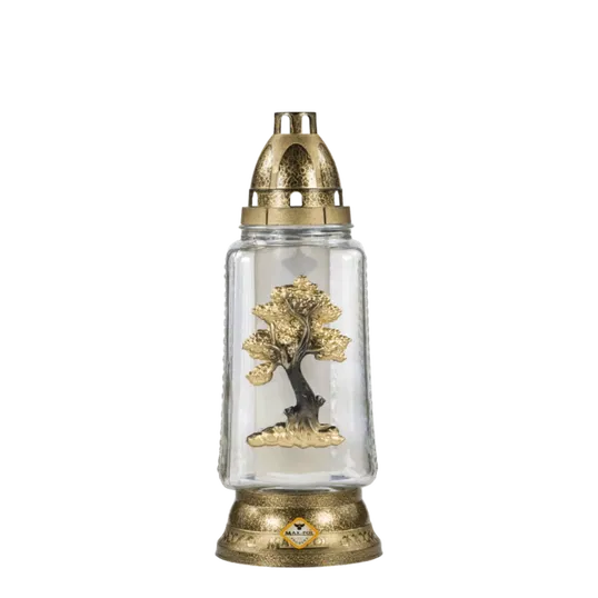 Candela LCA copacul vietii 914-VIA, sticla, 42 h