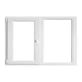 Fereastra PVC, 5 camere, deschidere stanga oscilobatant, alb, 150 x 100 cm