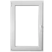 Fereastra PVC, 5 camere, deschidere stanga oscilobatant, alb, 56 x 116 cm