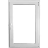 Fereastra PVC, 5 camere, deschidere dreapta oscilobatant, alb, 86 x 116 cm