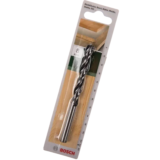 Burghiu Bosch, mandrina standard, pentru lemn, 8 mm