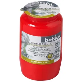 Rezerva candela Bolsius Nr.3 cu ulei, rosu, 5.7 x 9,5 cm, 55 ore