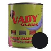Vopsea alchidica Vady clasic, pentru lemn/metal/zidarie, interior/exterior, negru, 0,6 l