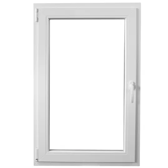Fereastra PVC, 5 camere, deschidere stanga oscilobatant, alb, 76 x 136 cm