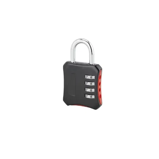 Lacat cu cifru Thirard Baggy, alama, negru, cod 4 cifre, grosime veriga 6 mm, 51 x 56 mm