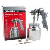 Pistol de vopsit pneumatic MTX, 1.2 mm, 1.5 mm, 1.8 mm, cupa jos, 0.75 l