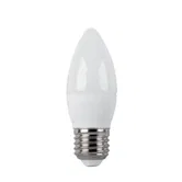 Bec LED C35, lumanare, E27, 8 W, lumina calda 3000 K