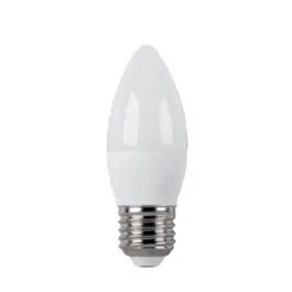 Bec LED C35, lumanare, E27, 8 W, lumina calda 3000 K