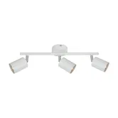 Spot luminos Spike, LED, 3 x GU10, metal, alb, 42 cm