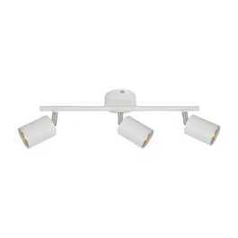 Spot luminos Spike, LED, 3 x GU10, metal, alb, 42 cm