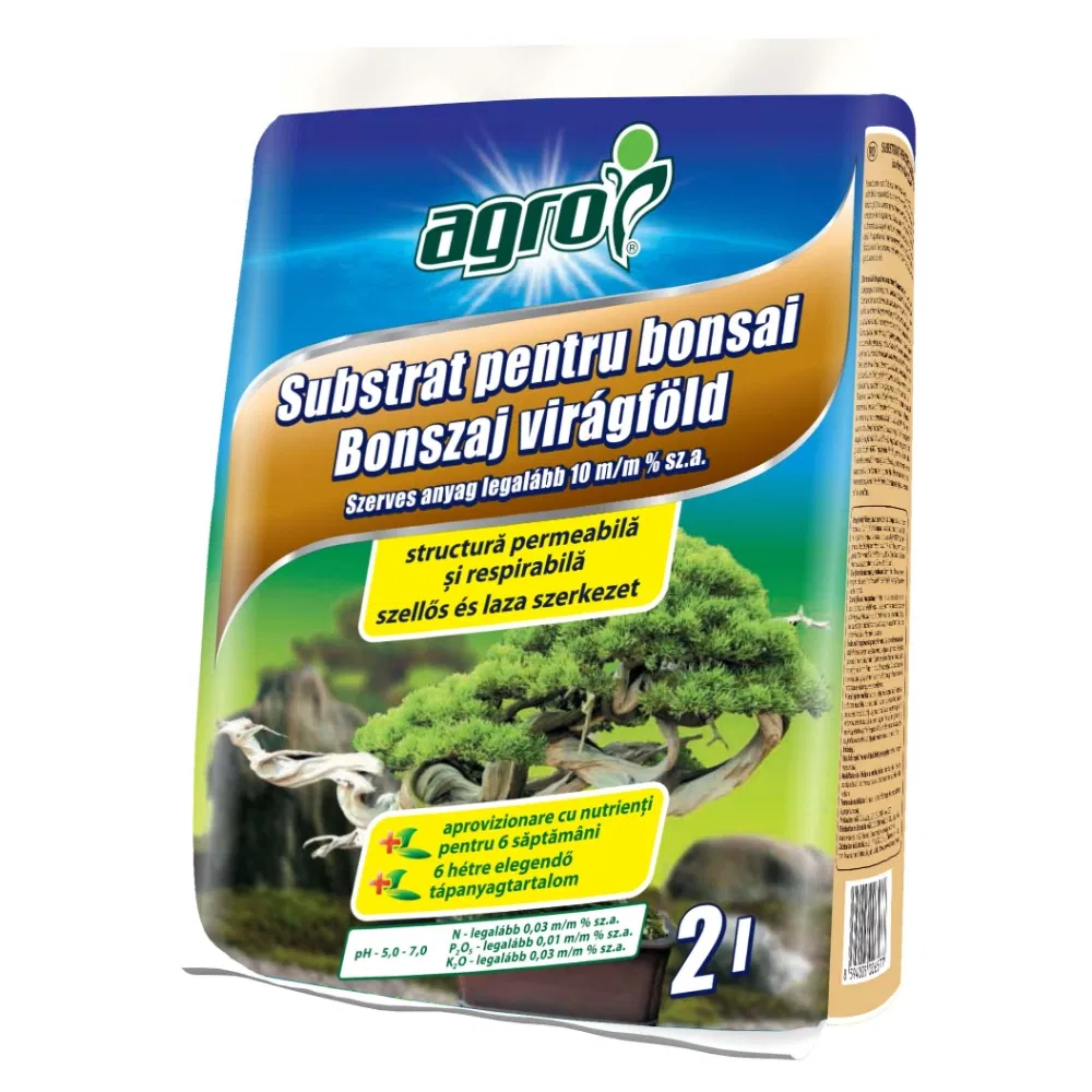 Pamant pentru bonsai Agro CS, 2l