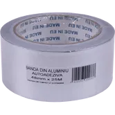 Banda autoadeziva pentru fixari, aluminiu, 48 mm x 25 m