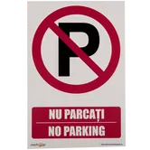 Indicator Nu parcati, PVC, 20 x 30 cm