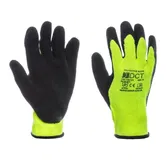 Manusi de iarna Palawan Winter, latex + nailon, marimea 10, galben-negru
