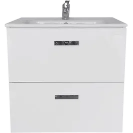 Mobilier baie Roca Victoria, baza cu lavoar, PAL, alb, 60,5 x 46 x 58,5 cm