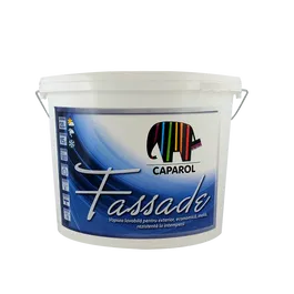 Vopsea lavabila exterior Caparol Fassade, rezistenta la intemperii, alb, 15 l