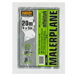 Folie de protectie pentru zugravit Hardy din HDPE (pliata)10 µm, 4 x 5 m