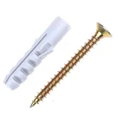 Diblu PP, D: 10 mm, cu surub 6 x 60 mm, 4 BUC
